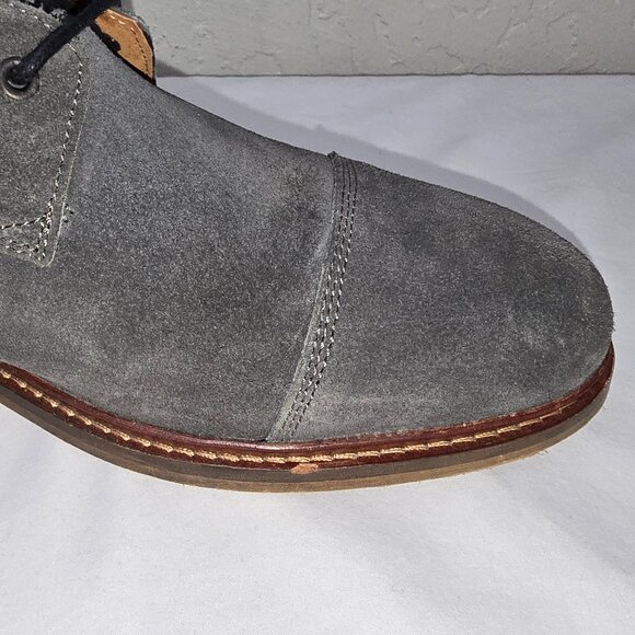 Shoe The Bear Copenhagen Curtis Men's Grey Suede Lace Up Boots Size 45 - Picture 10 of 11